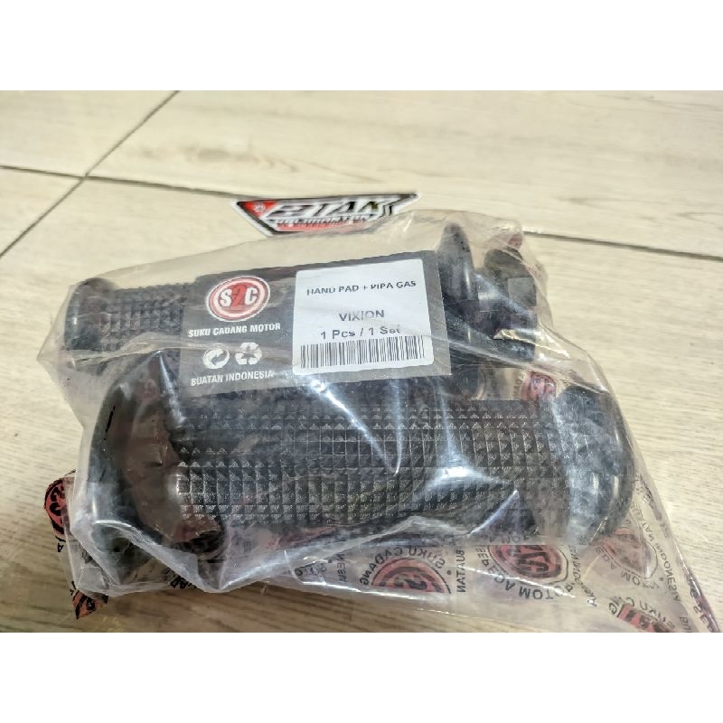 handgrip set vixion old  plus pipa gas