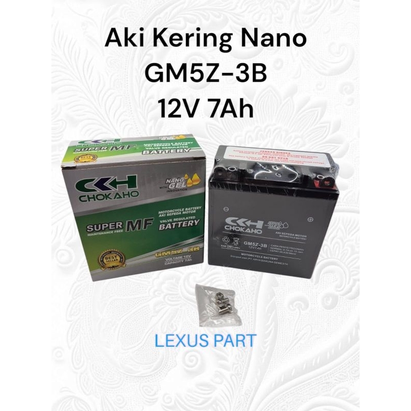 Aki Kering Nano GM5Z-3B 12V 7Ah