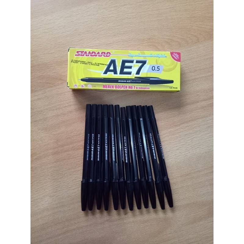 

Pulpen Standard AE7 0.5mm HITAM