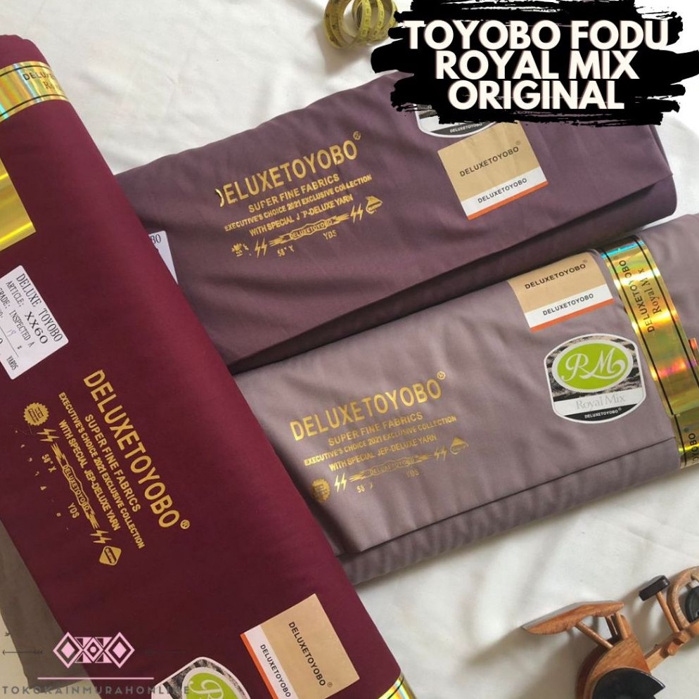Produk trendy Kain Katun Toyobo Fodu ROYAL MIX Deluxe Original 1 Grade A Premium Import JEPANG TERMU