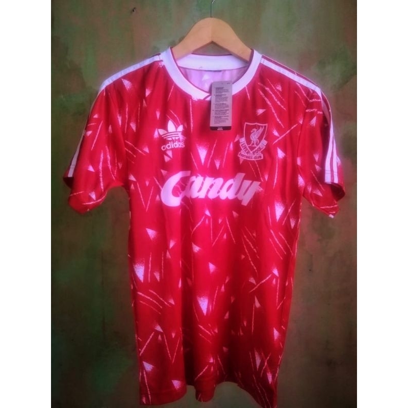 Jersey Liverpool home Candy 1989/90