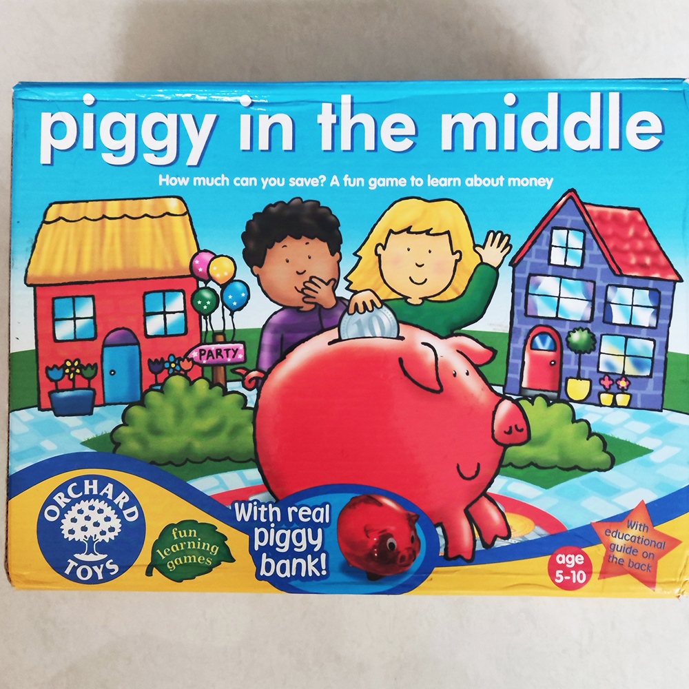PRELOVED MAINAN ANAK BOARD GAME PIGGY IN THE MIDDLE (2005) MERK ORCHARD TOYS