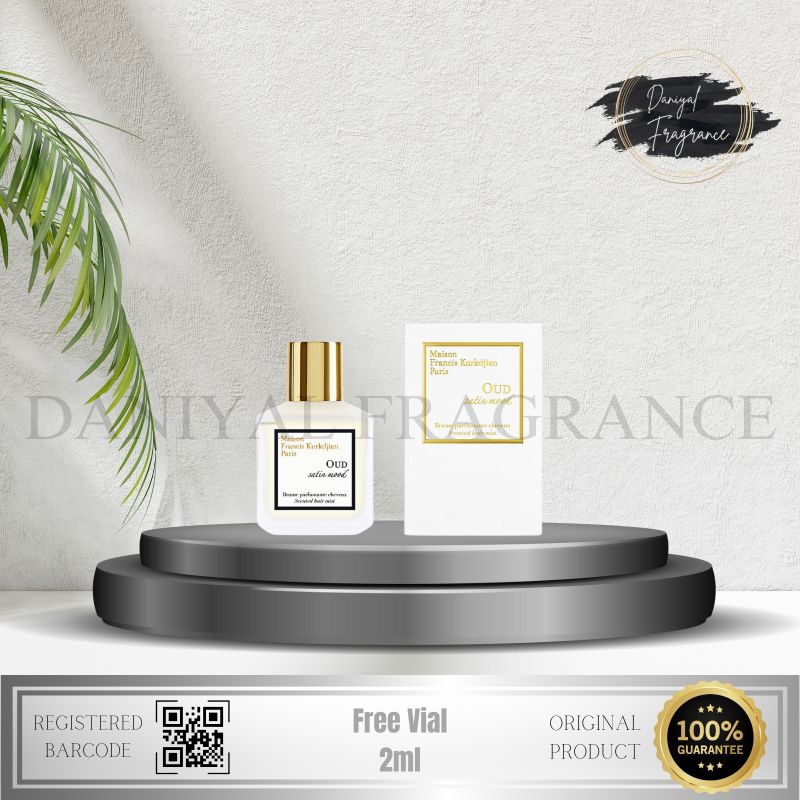 MFK Oud Satin Mood Hair Mist 70ml Original Box Segel Lengkap