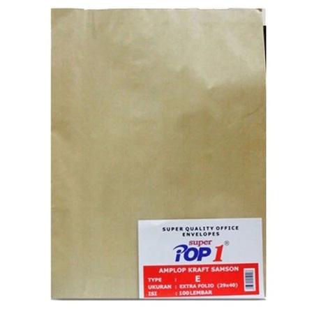 

TBMO SET 10LBR - AMPLOP SAMSON KRAFT POP 1 E (S-1) A