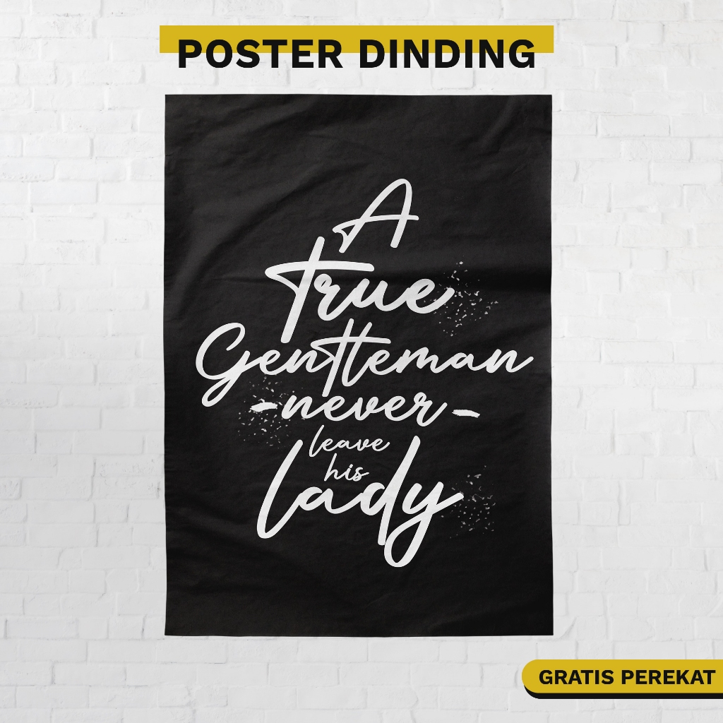Poster Dindng Quote | Typhography | Hiasan Dinding Aesthetic Black and White ukuran A3, A4 dan A5