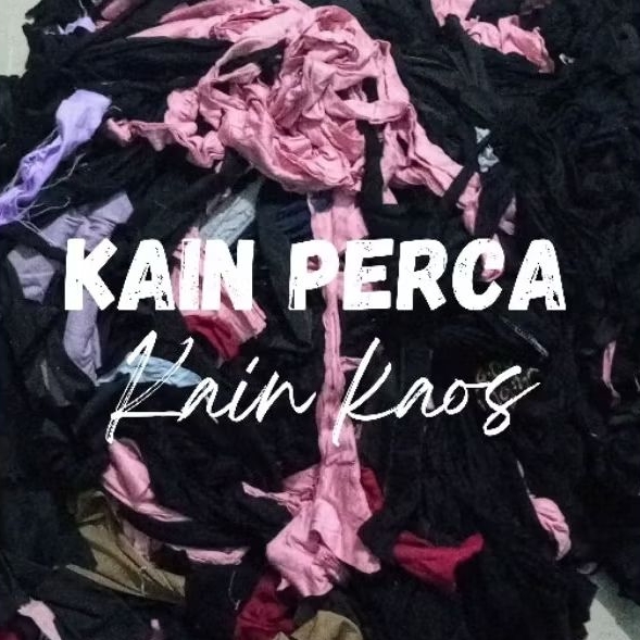 Kain perca kiloan sisa potongan kain kaos PROMO REAL PICT