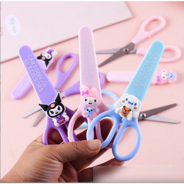 

GUNTING KERTAS SANRIO CINNAMOROL KUROMI MELODY CAPYBARA LABUBU ALAT POTONG KERTAS GUNTING LUCU GUNTING ANAK