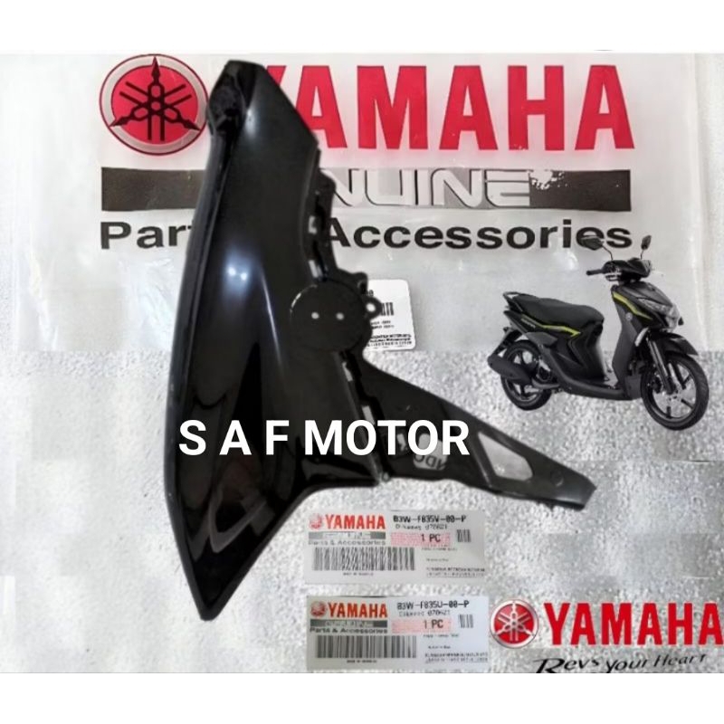 PANEL B3W-F835V-00-P B3W-F835U-00-P PANEL SAYAP DEPAN MIO GEAR 125 KANAN KIRI HITAM METALIK ORIGINAL