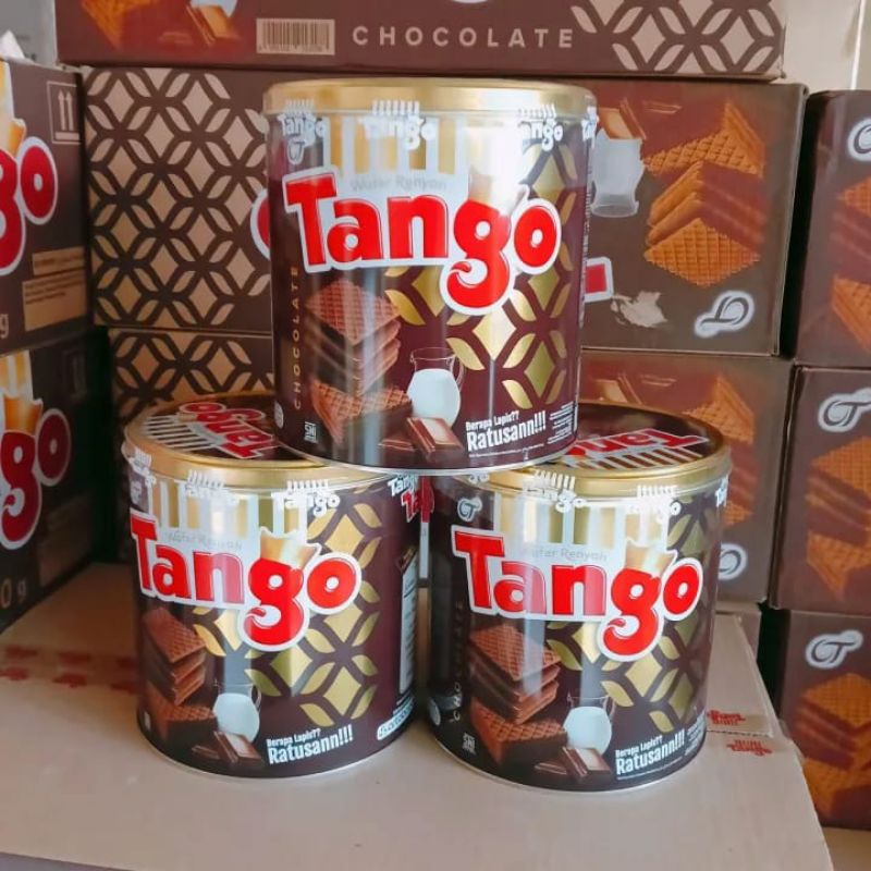 

Tango wafer chocolate 270g kaleng-TANGO WAFER 270 gram KALENG-Tango wafer vanilla 270g kaleng Camilan Vanila