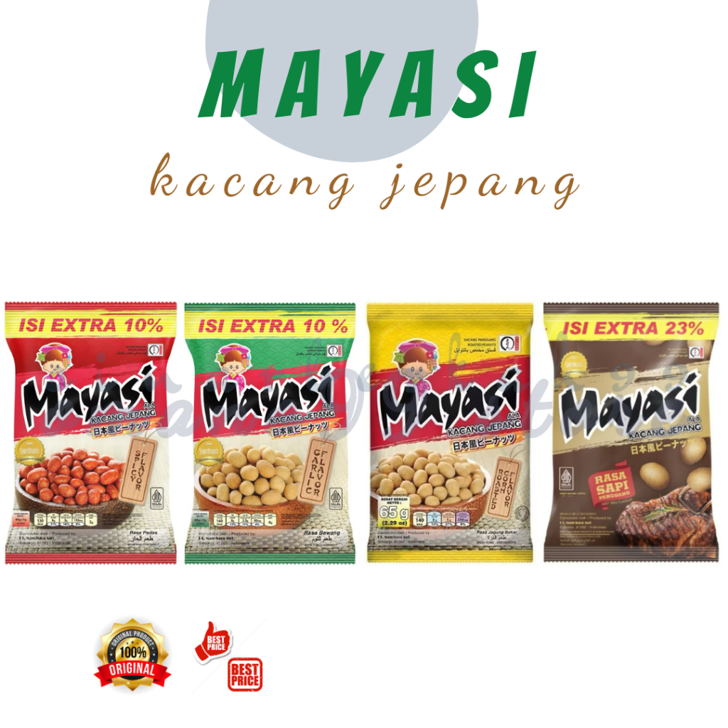 

Mayasi Kacang Jepang 65 Gram All Varian