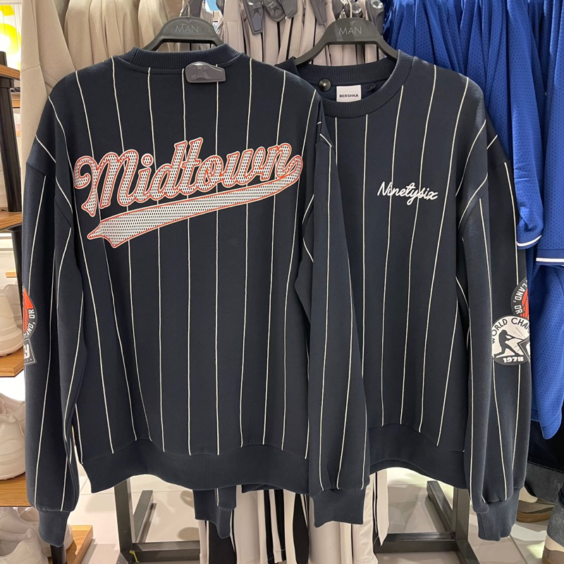 Sweatshirt varsity BERSHKA MEN Jastip (jasa titip)