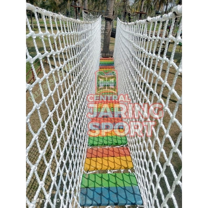 jaring tali nilon 14mm jaring panjat jaring outbound jaring hammock