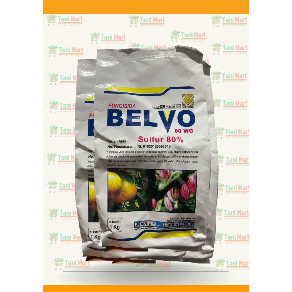 Fungisida BELVO 80 WG Sulfur 80% 1KG