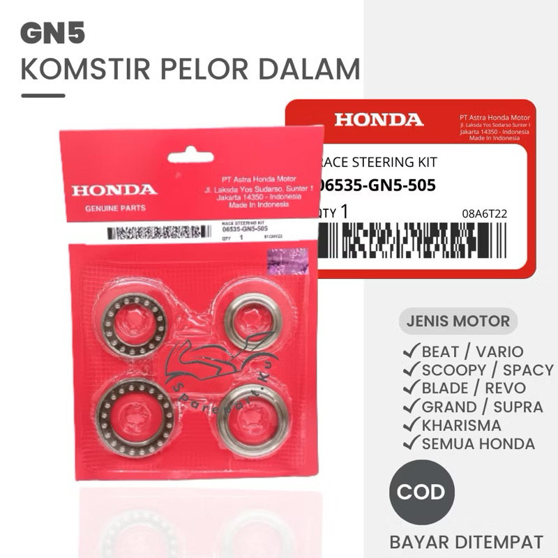 Honda Komstir Pelor Dalam GN5-505 Komstir Pcx Beat Vario Spacy Motor