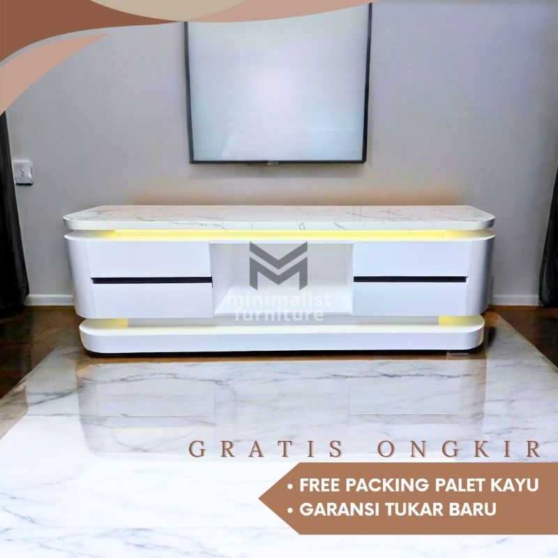 Meja TV / Buffet TV Modern minimalist Marmer