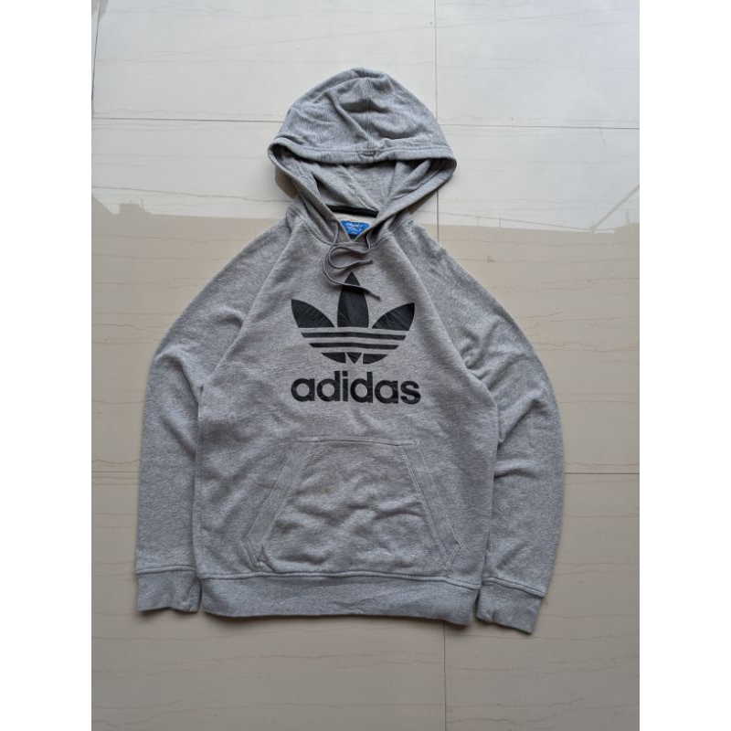 Hoodie adidas trifoil abu