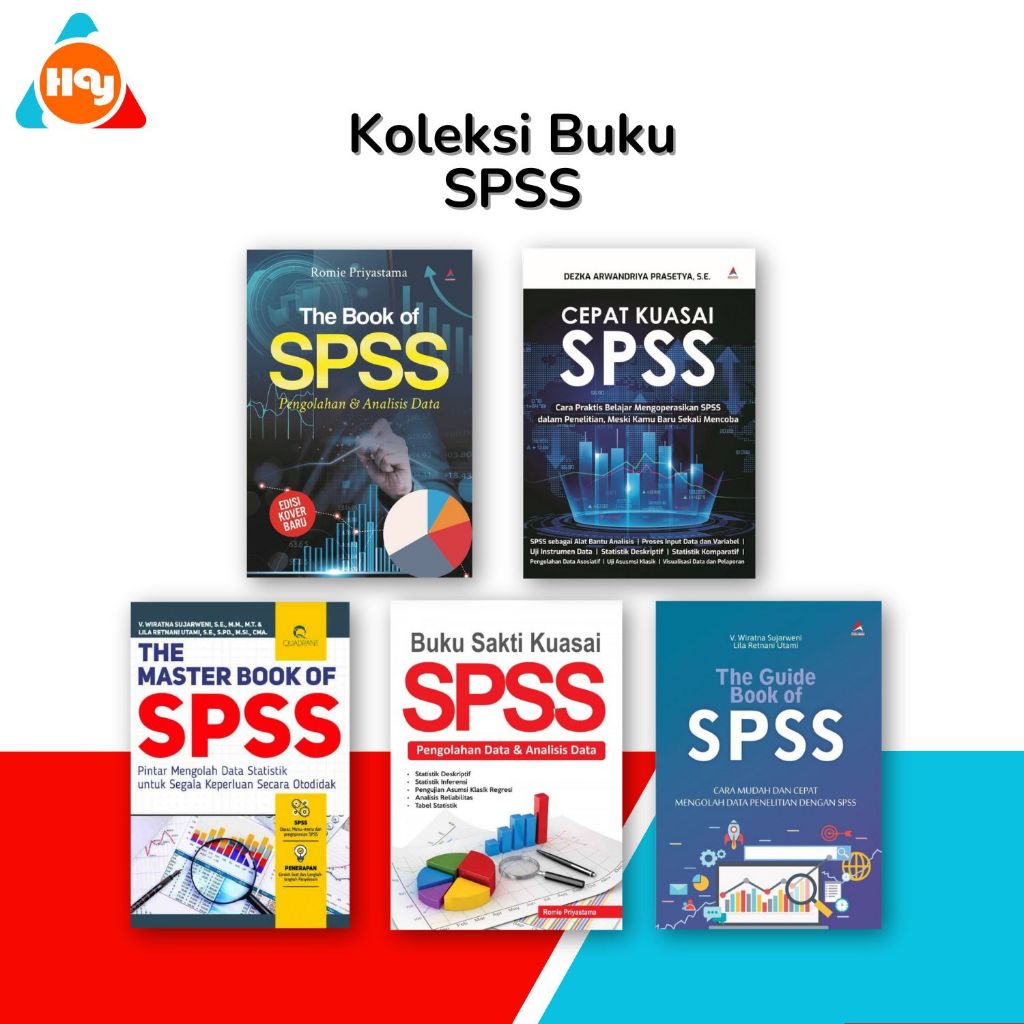 Buku SPSS | The Guide Book of SPSS,Buku Sakti Kuasai SPSS,Cepat Kuasai SPSS,The Book Of SPSS,The Mas