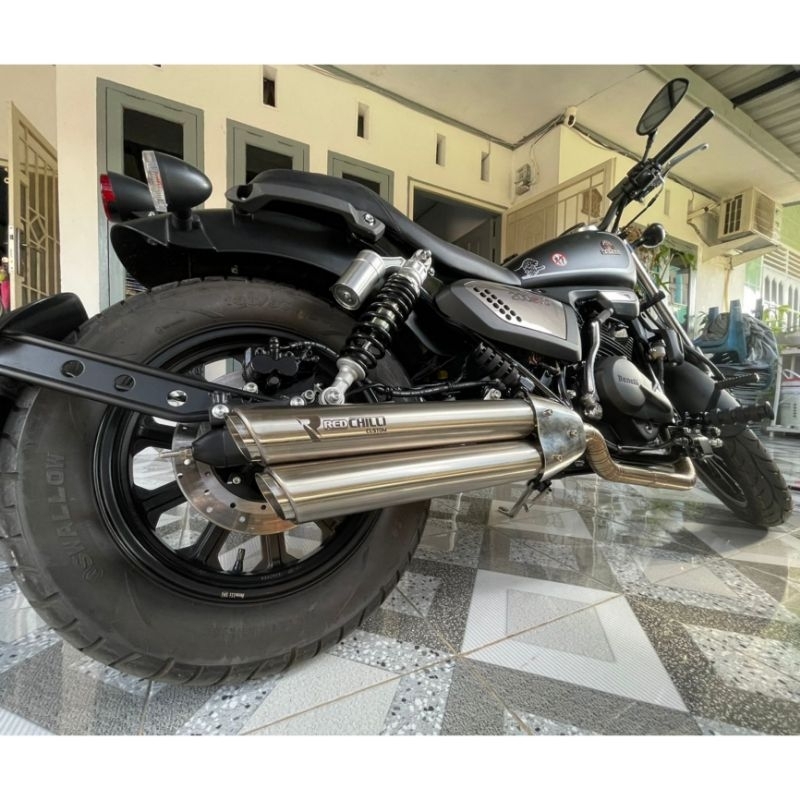 Knalpot Benelli Motobi 200 Evo - Knalpot Benelli Motobi 200 Efi