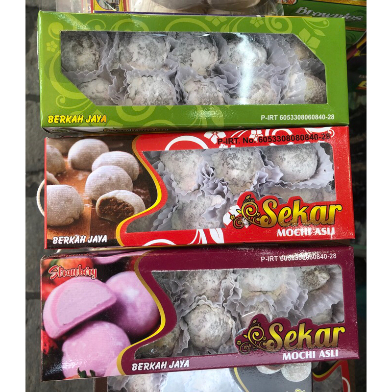 

Mochi "Sekar" Mochi Asli Berkah Jaya isi 10pcs