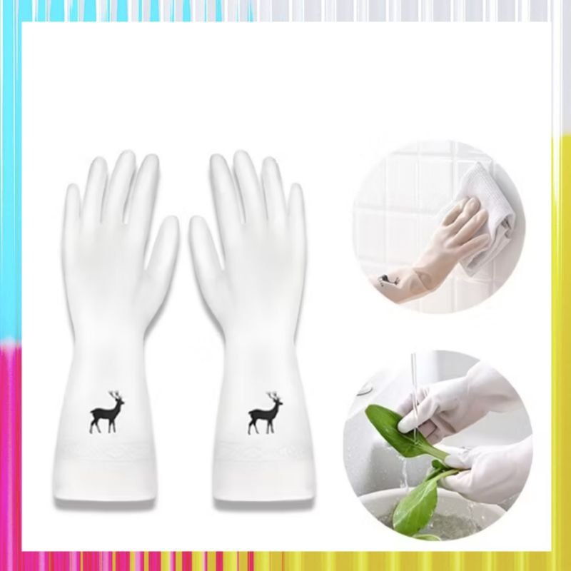 SARING TANGAN LATEX KARET RUSA TEBAL ANTI AIR RUBBER GLOVES HAND GLOVES LATEX SARUNG TANGAN KARET LA