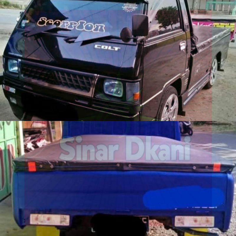 TERPAL  TUTUP BAK MOBIL PICKUP L300 bahan kap Jeep