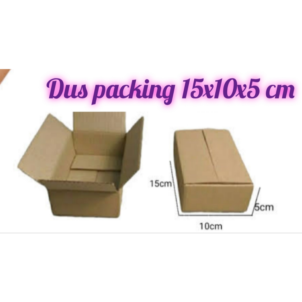 

Kardus Box Karton Polos 15x10x5 cm c flude 4mm BARU
