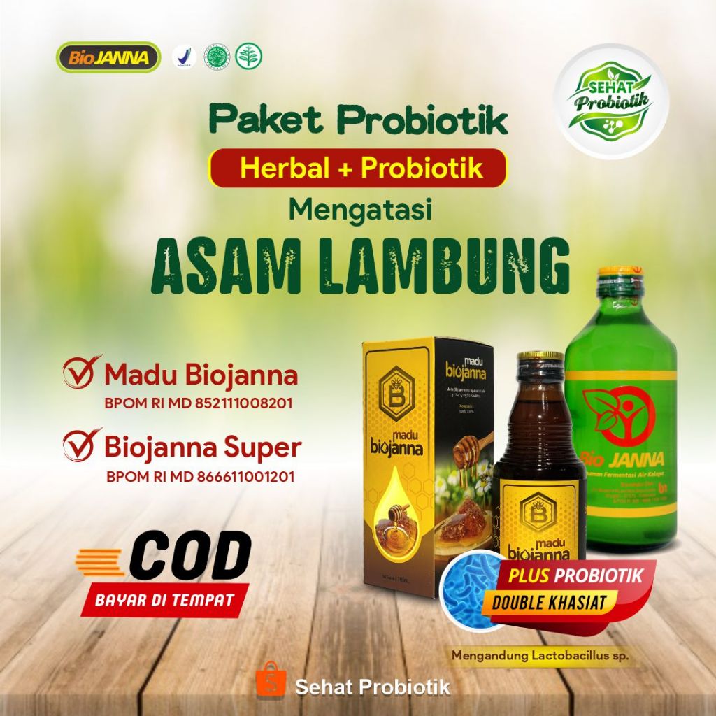 BioJANNA + Madu Prebiotik | IMUNITAS | NUTRISI | BIOJANNA | MADU | PROBIOTIK