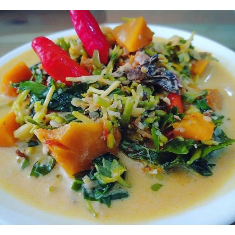 

daun melinjo santan