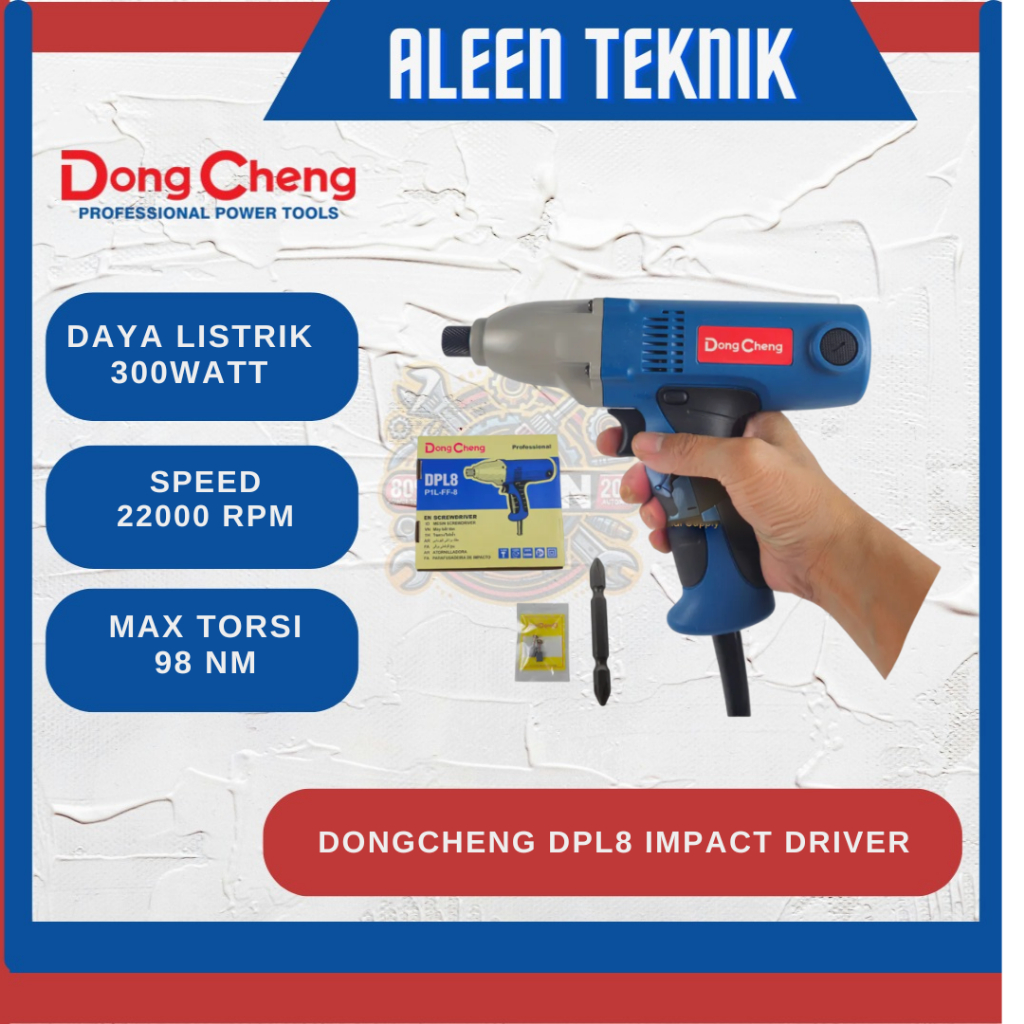 Dongcheng DPL8 Impact Driver Listrik Bor Obeng DPL 8 Dongcheng DPL8 Bor Obeng Listrik Impact Driver8