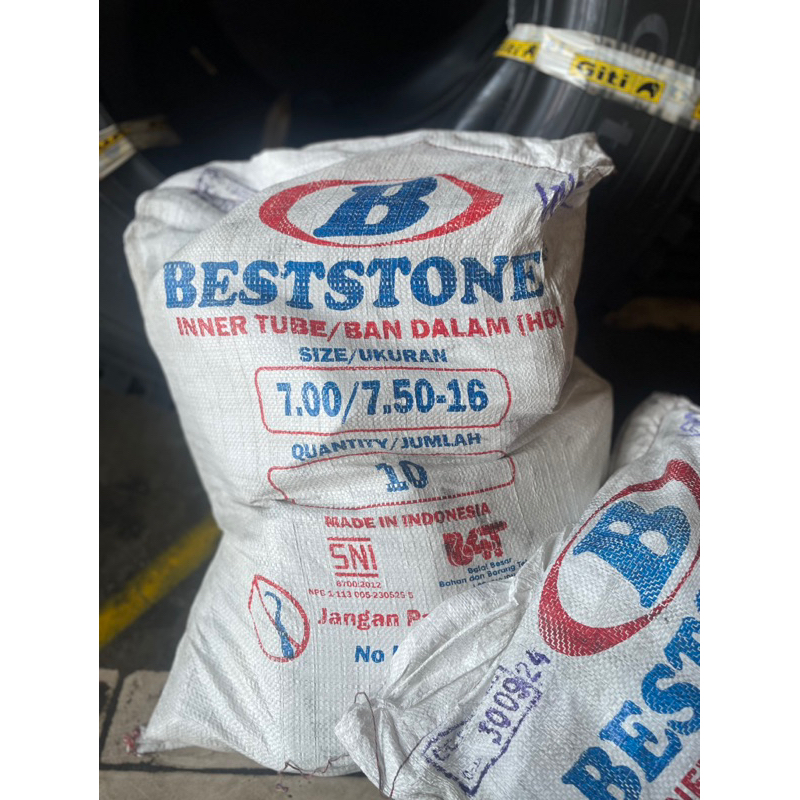 ban dalam beststone 7.00/7.50 R16 TR77 1 karung 10pcs beststone R16 beststone 7.00/7.50-16