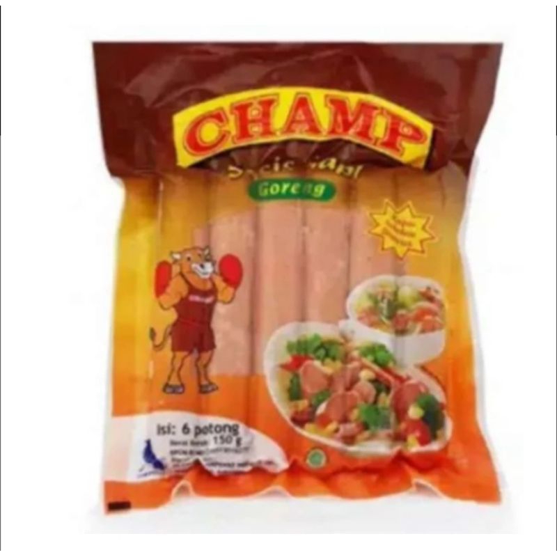

Champ Beef Sausage 150g isi 6pc