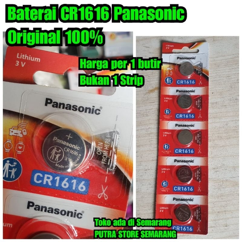 Baterai CR1616 panasonic original 100% Batre cr 1616 original panasonic indonesia baterai remote mob