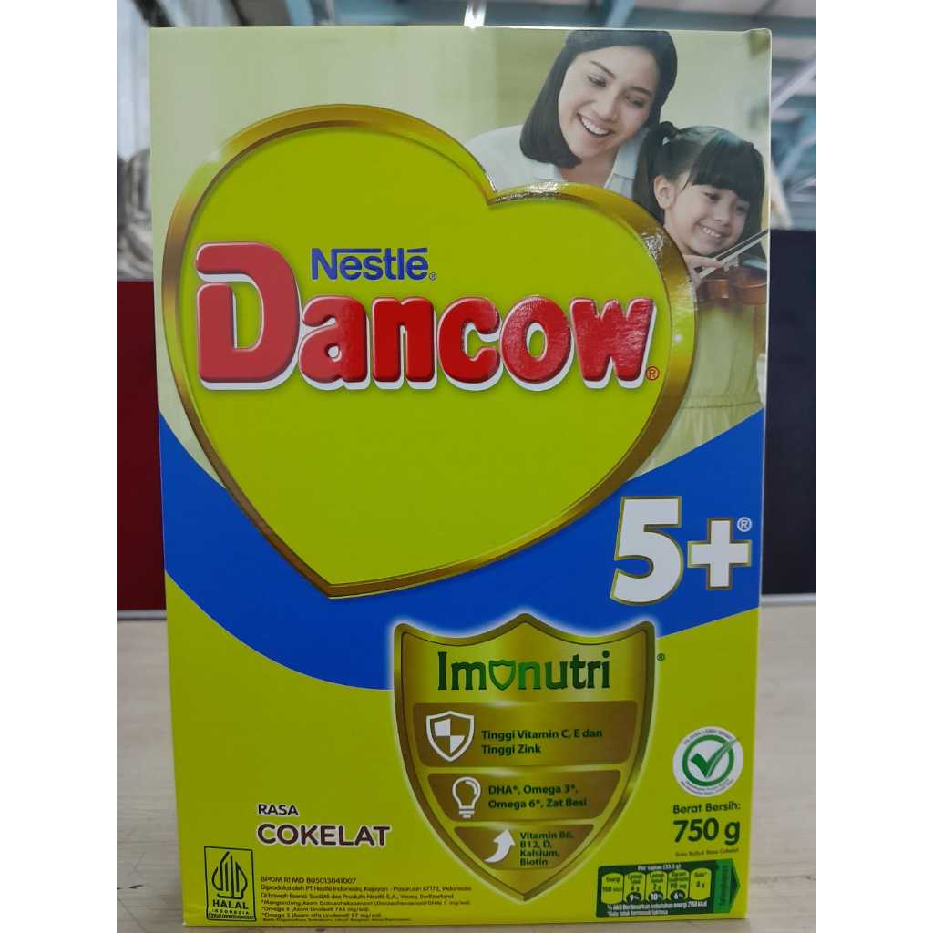 

Nestle Dancow 5+ | Susu Pertumbuhan Rasa Coklat | Untuk Usia 5-6 Tahun | Kemasan Box 750 gr