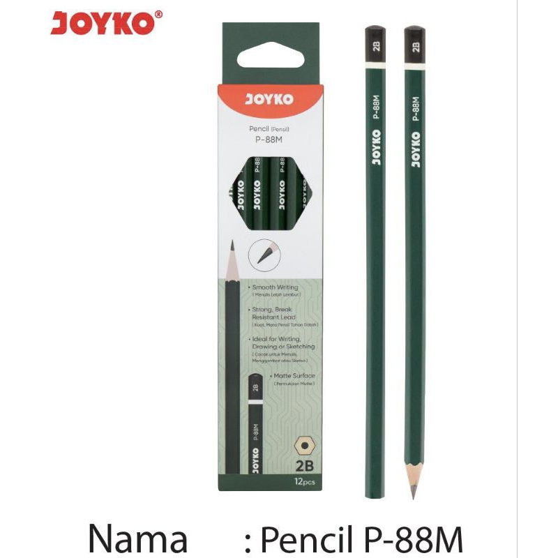 

Pensil serut Joyko 2B P-88M (1pcs/buah)