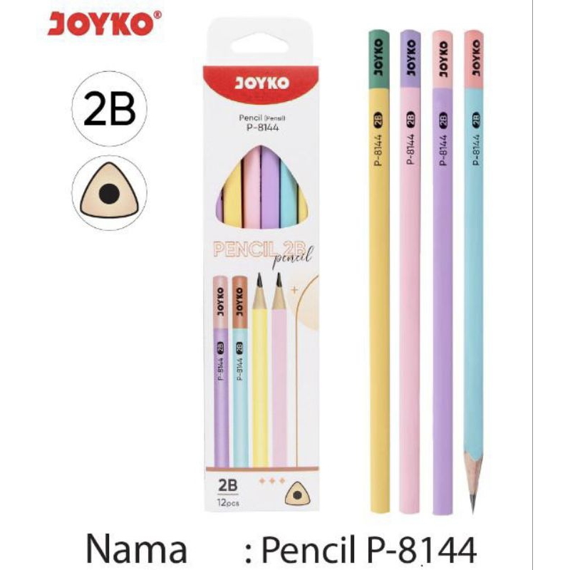 

pensil serut Joyko 2B P-8144 (11pcs/batang)