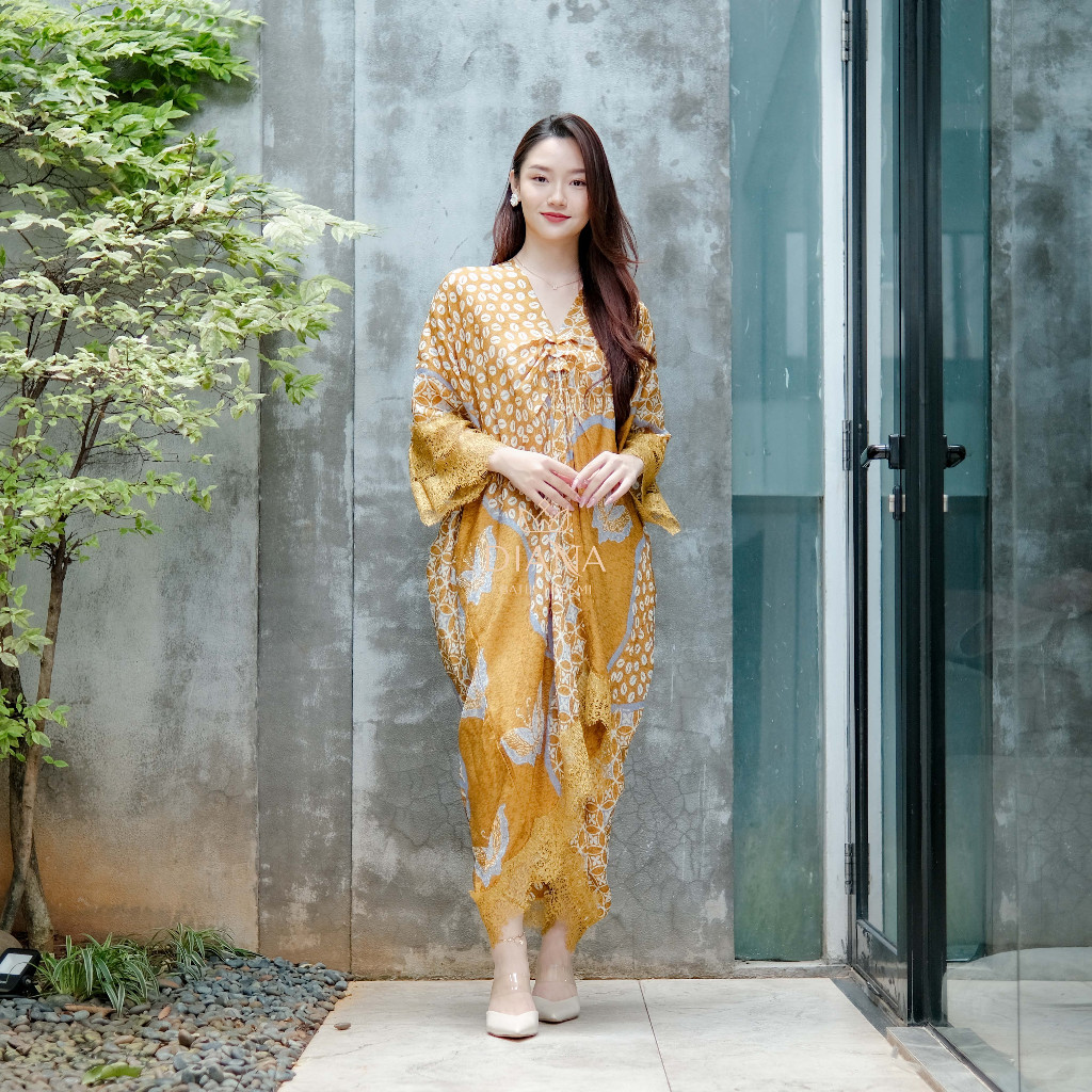 Diana Butik - KAFTAN VISCOSE LACE | Kaftan Batik Viscose | Kaftan Lebaran