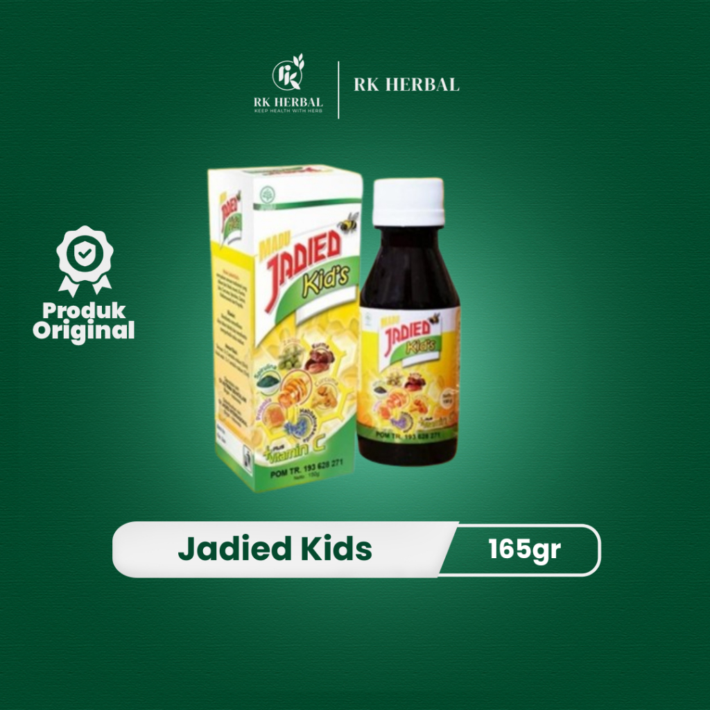 Madu Jadied Kids Platinum 165 g -  Sirup Meningkatkan Daya Konsentrasi Dan Gairah Belajar