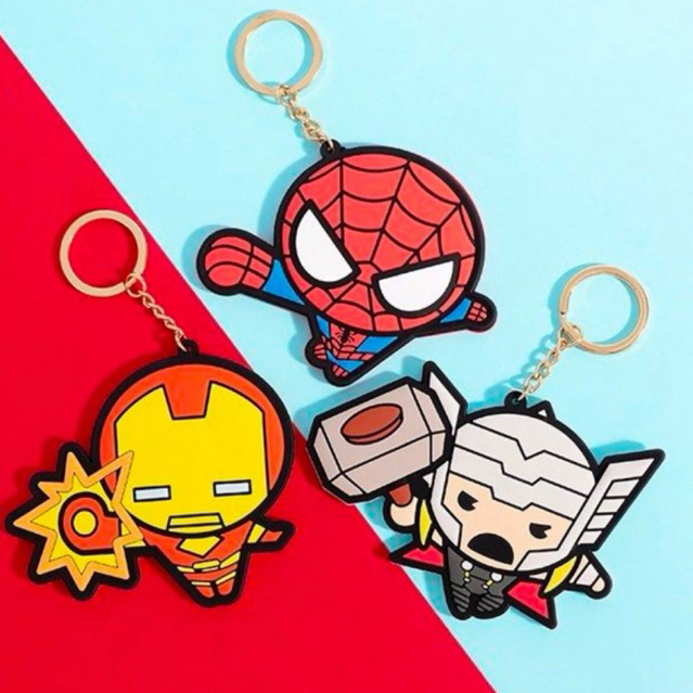 MINISO MARVEL PENDANT MIRROR GANTUNGAN KUNCI KACA IRONMAN