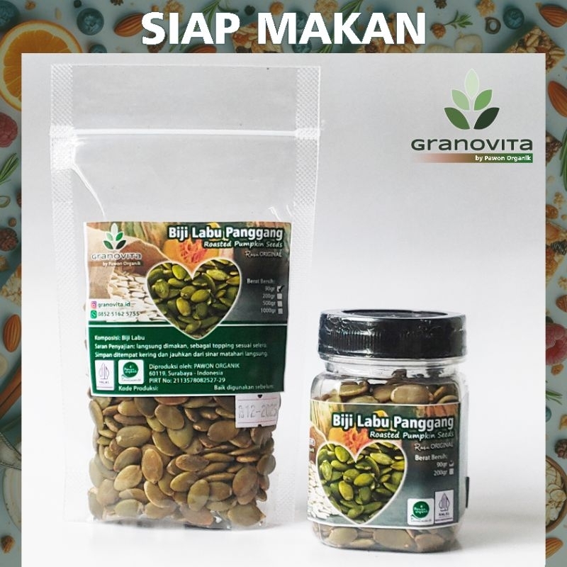 

Organic pumpkin seed biji labu organik MPASI 90gr 50 gr