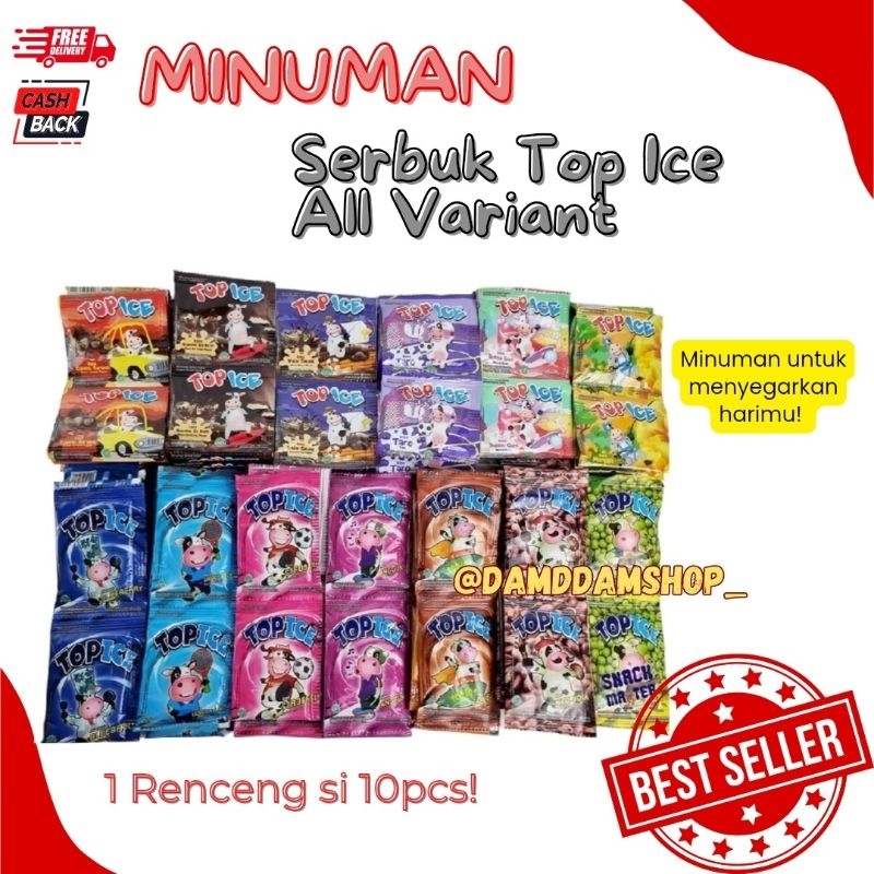 

Top Ice Minuman Serbuk All Variant 1Renceng isi 10