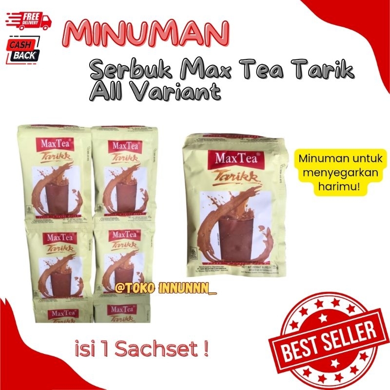 

MAX TEA TEH TARIK ISI 1 SAHCSET 25GRAM