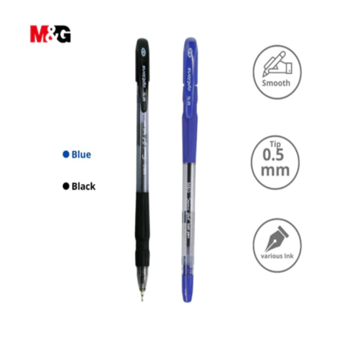

BALLPOINT SEMI GEL M&G ABP62971 BLACK/BLUE 0.5mm (1pcs)