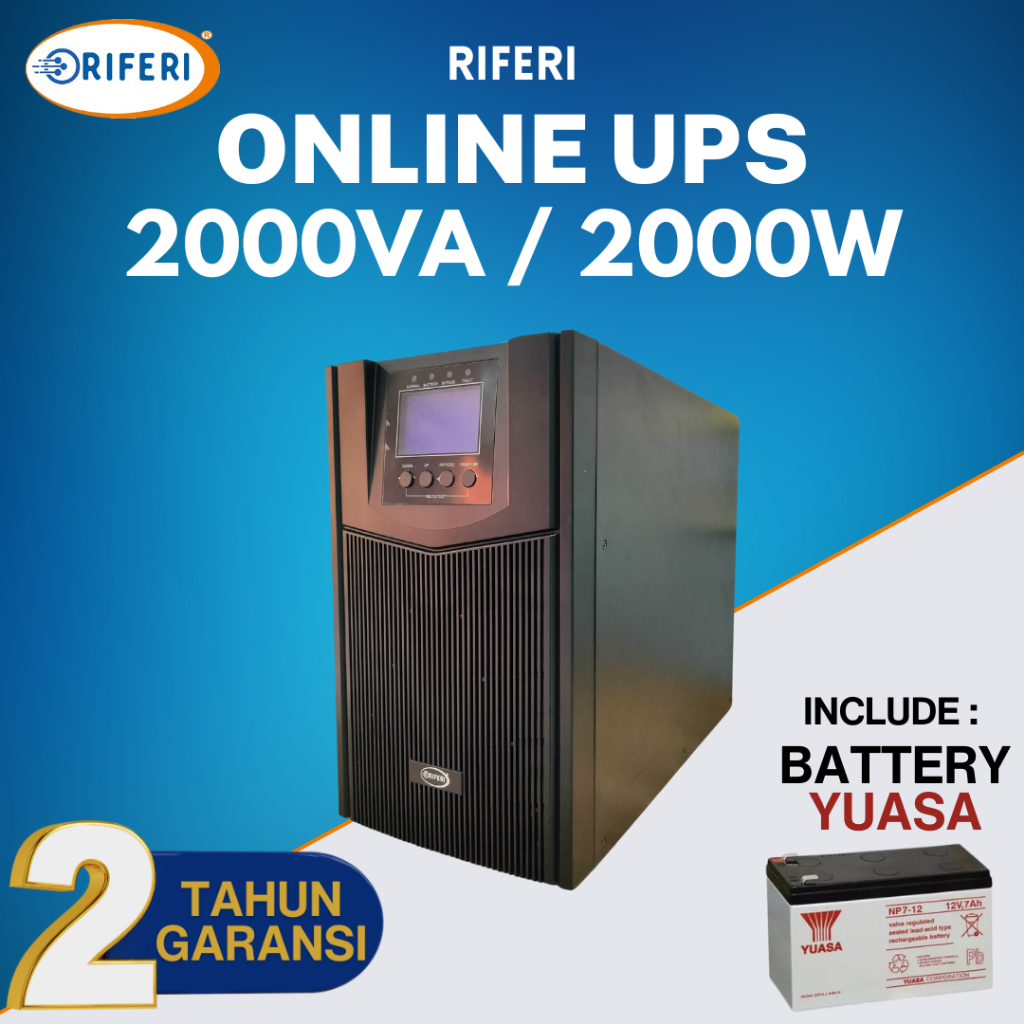 RIFERI ONLINE UPS RFV 2KVA / 2000VA