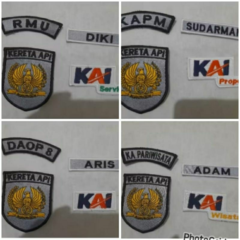 BORDIRAN KAI/ LOGO KAI/ BORDIR KAI/ PATCH KAI/ KAI