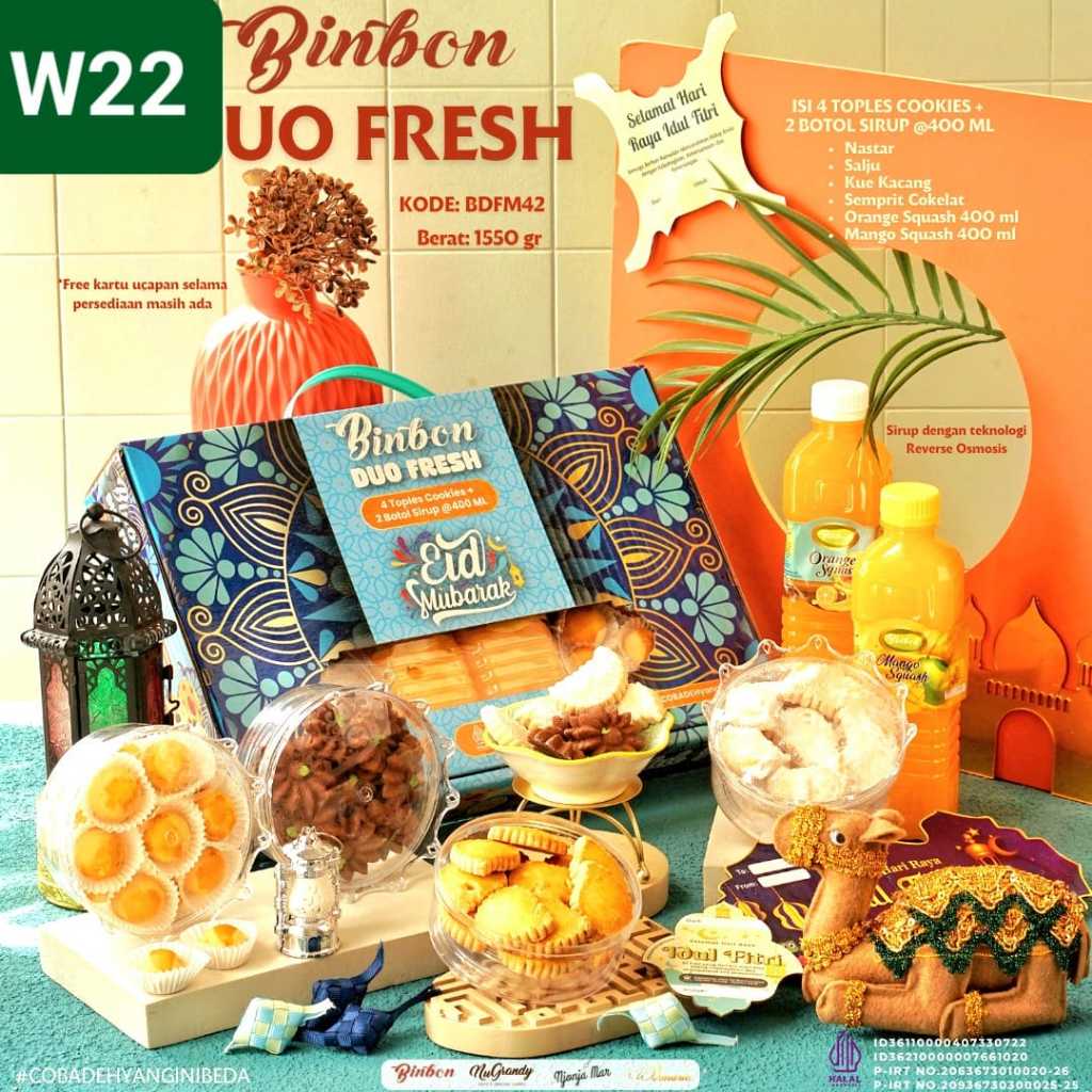 

BINBON DUO FRESH / HAMPERS / KUE KERING LEBARAN