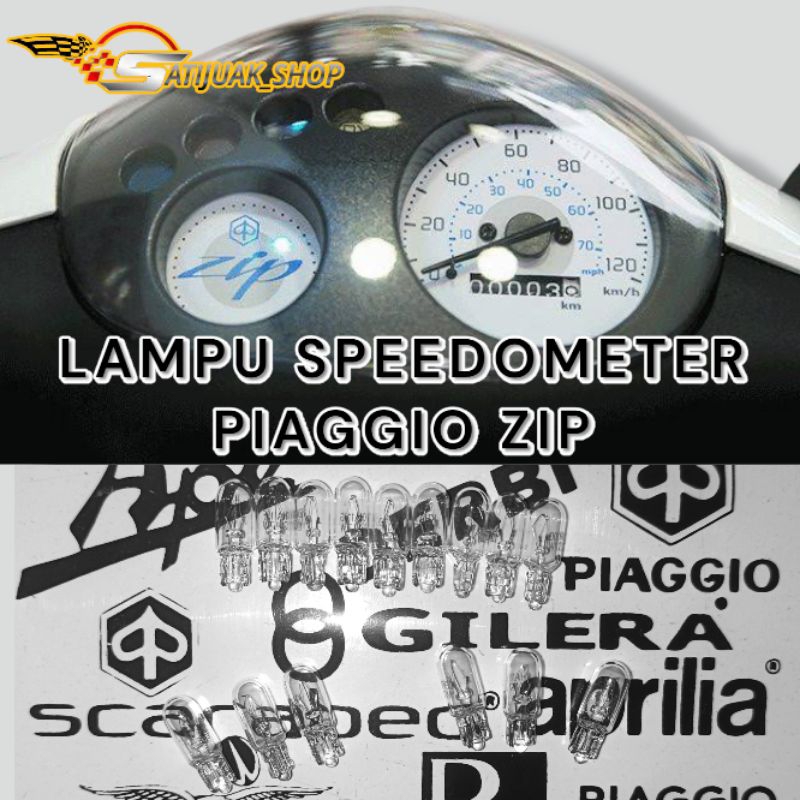 LAMPU BOHLAM SPEEDOMETER PIAGGIO ZIP (STANDAR PIJAR)
