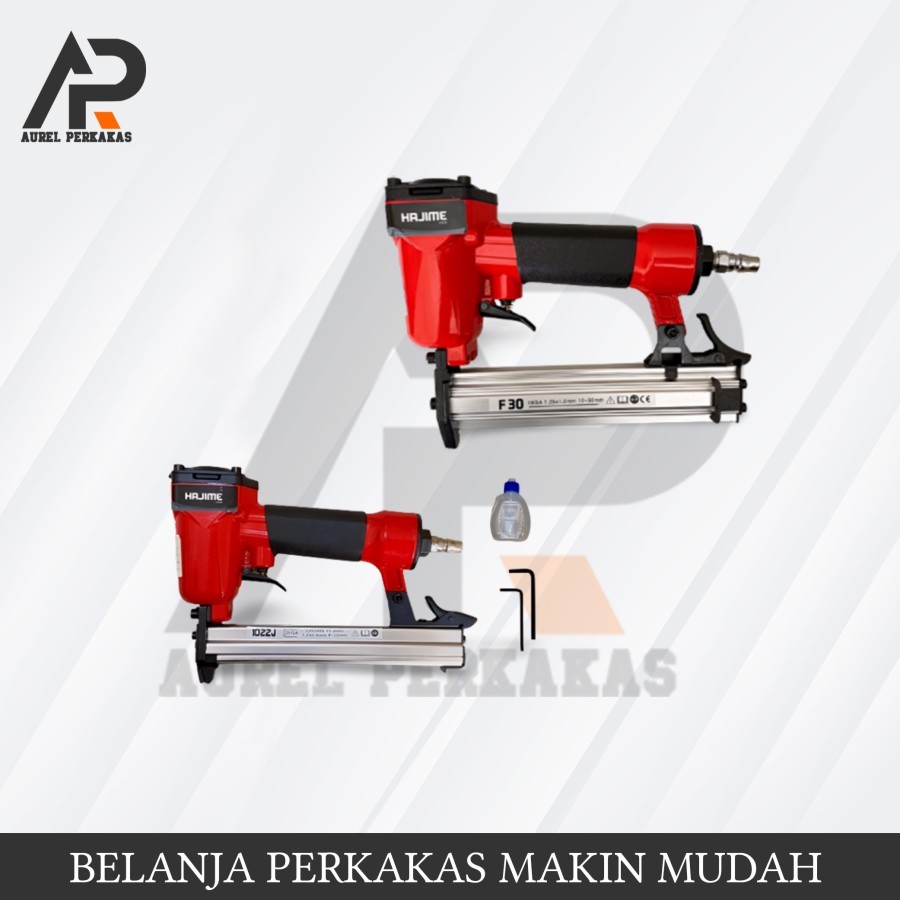 

Air Nailer F30 HAJIME - Mesin Alat Paku Tembak Angin Staples Stapler Gun hajime 1022j