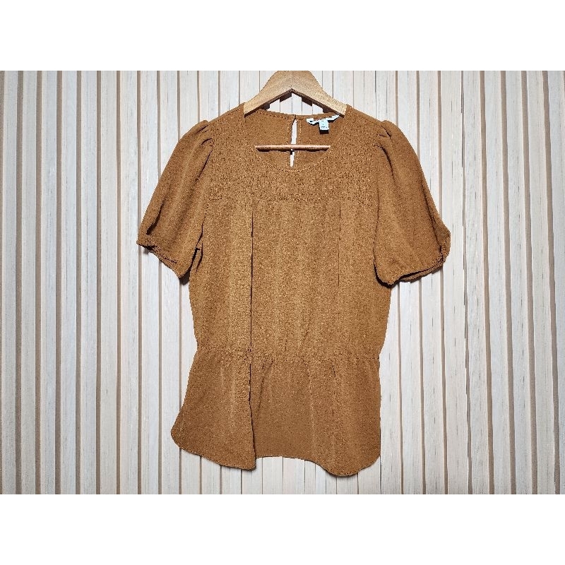 Branded Original Nine West NW Blouse Atasan Top Baju Shortsleeves (Sisa Export)