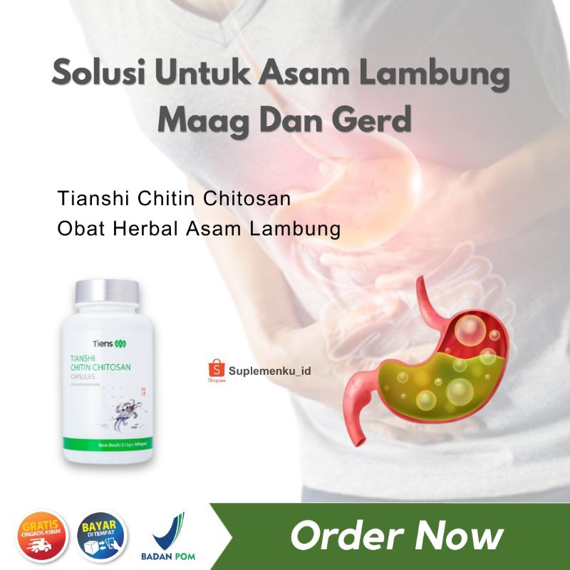 [COD] OBAT ASAM LAMBUNG SERAT CHITIN | TIANSHI CHITIN CHITOSAN OBAT CHINA ORIGINAL VIRAL TIKTOK MENG