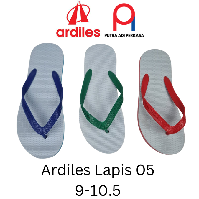 Sandal Jepit Karet Murah Model Klasik Wanita Pria Ardiles 05 / Ardiles Lapis Ori